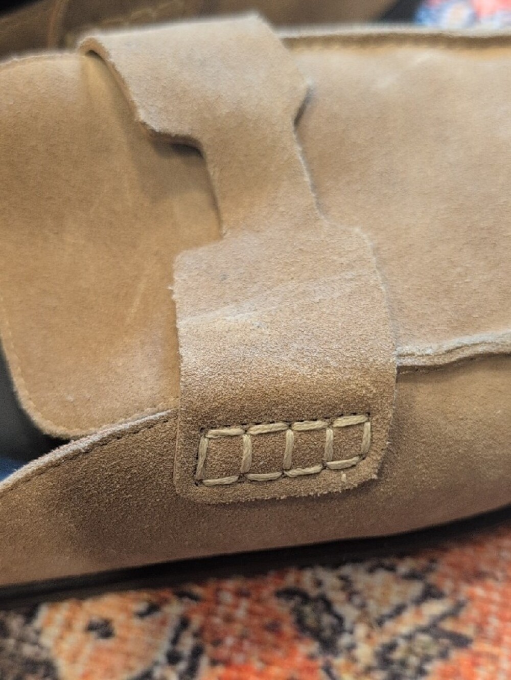 Women’s Suede Slip-On Loafers in Tan - Picture 6 of 10